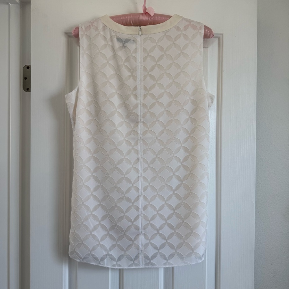 ST. JOHN Silk Blend Blouse Top Size L - Picture 7 of 10